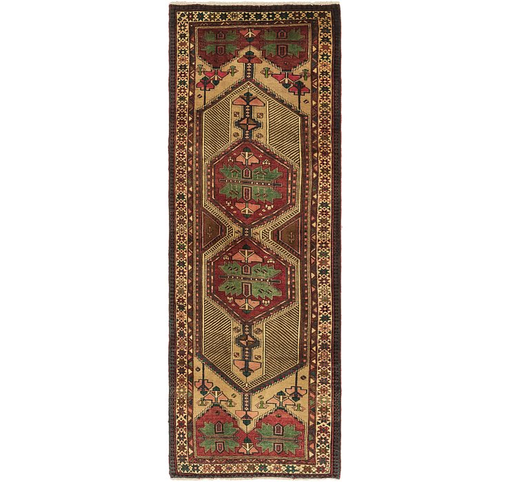 3' 7 x 10' 6 Meshkin Persian Runner ...