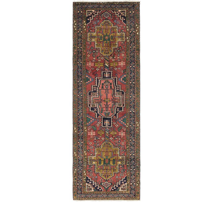 3' 7 x 11' Meshkin Persian Runner ...