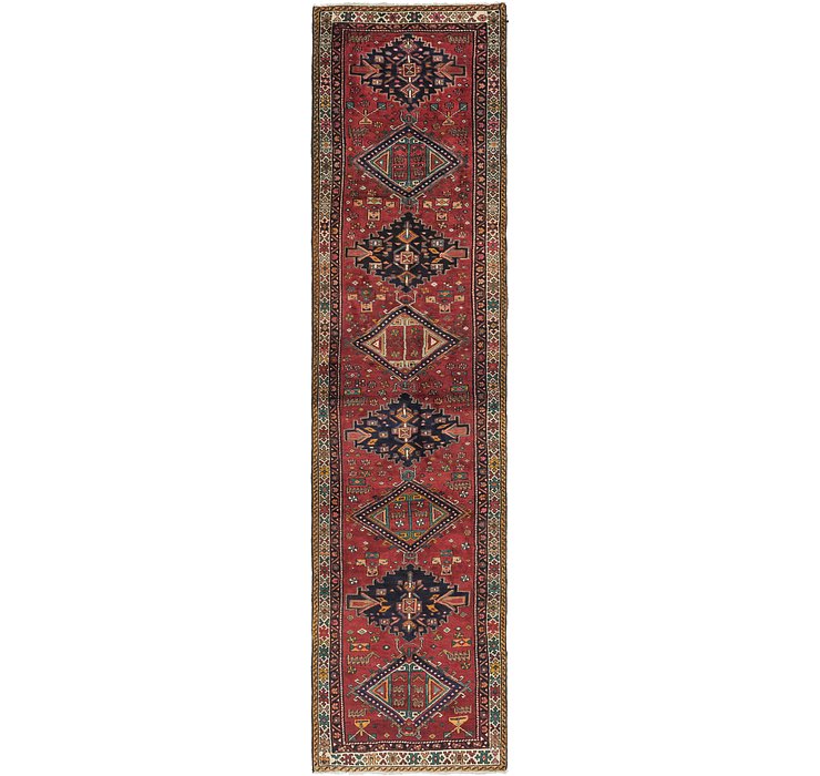 3' 9 x 15' 9 Gharajeh Persian Runner...