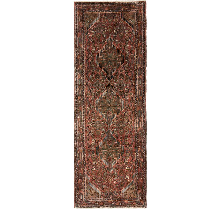 3' 5 x 9' 8 Darjazin Persian Runner...