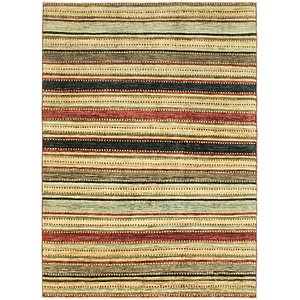 HandKnotted 4' x 5' 6 Modern Ziegler Rug