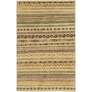 HandKnotted 2' 8 x 4' Modern Ziegler Oriental...