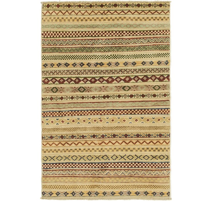 2' 8 x 4' Modern Ziegler Oriental...