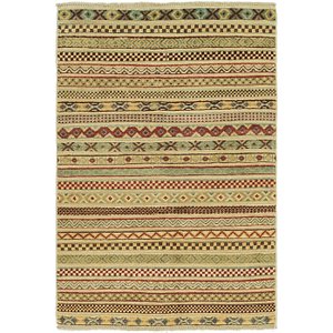 HandKnotted 2' 8 x 4' Modern Ziegler Rug