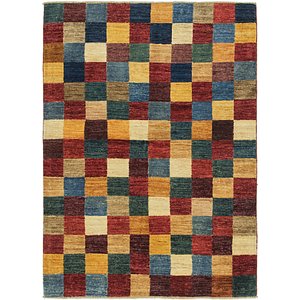 HandKnotted 3' 5 x 4' 10 Modern Ziegler Rug