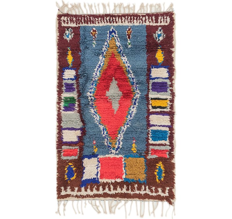 2' 10 x 4' 5 Moroccan Rug