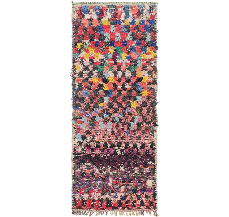 3' x 7' 3 Moroccan Runner Rug