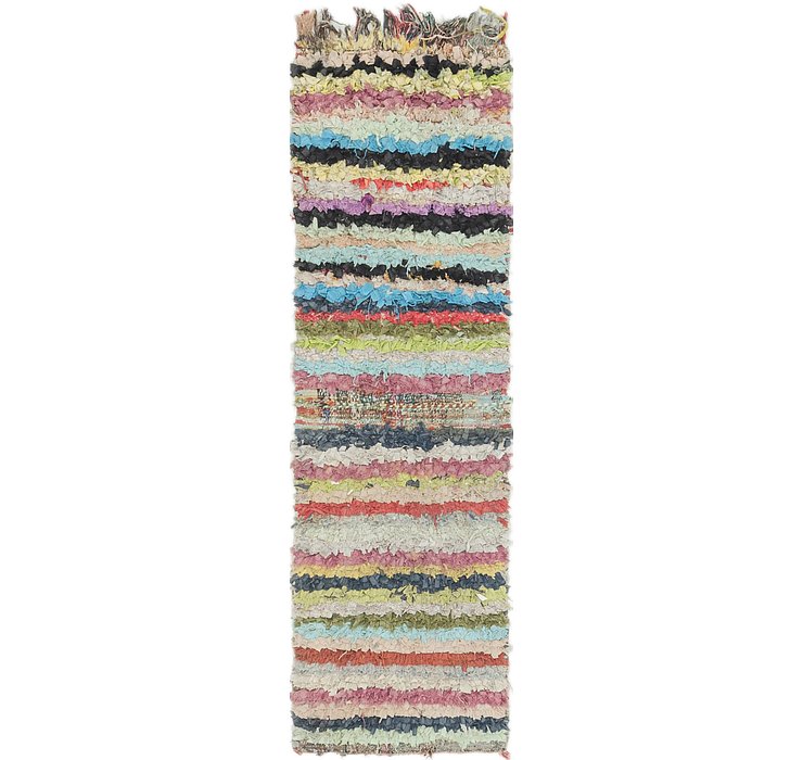 1' 10 x 6' 2 Moroccan Runner Rug