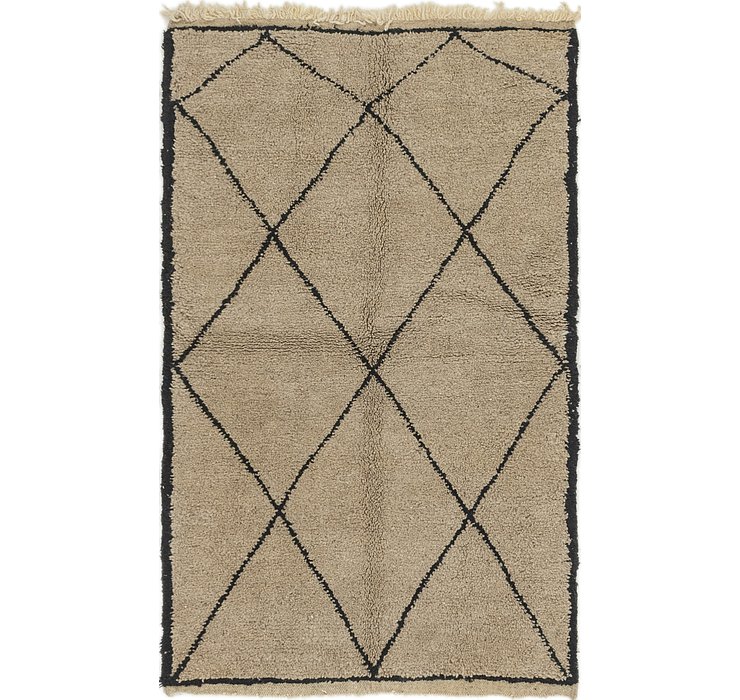 3' 10 x 6' 6 Moroccan Rug