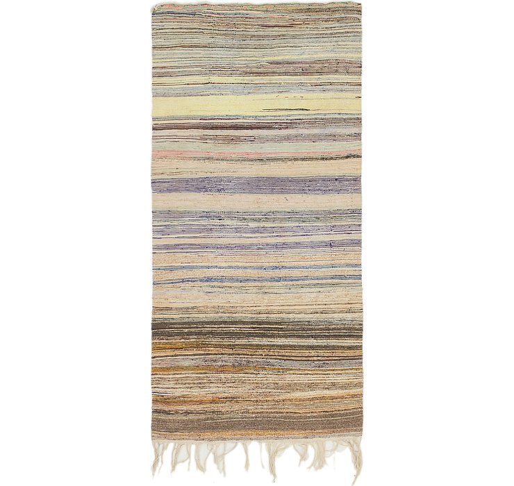 3' 5 x 7' Moroccan Runner Rug