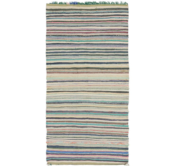4' 4 x 8' 7 Moroccan Runner Rug
