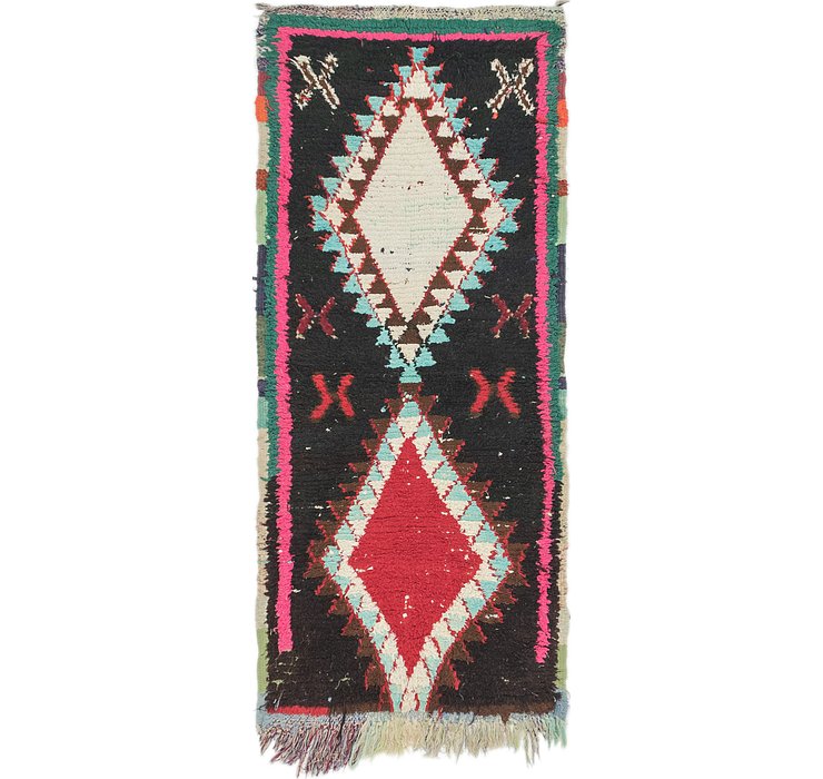 2' 10 x 6' 5 Moroccan Runner Rug