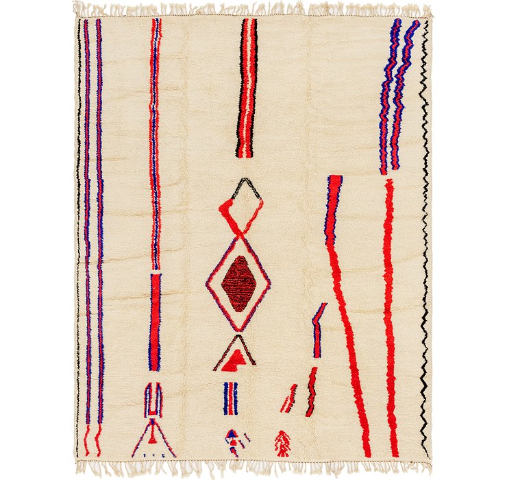 9' 4 x 11' 9 Moroccan Rug