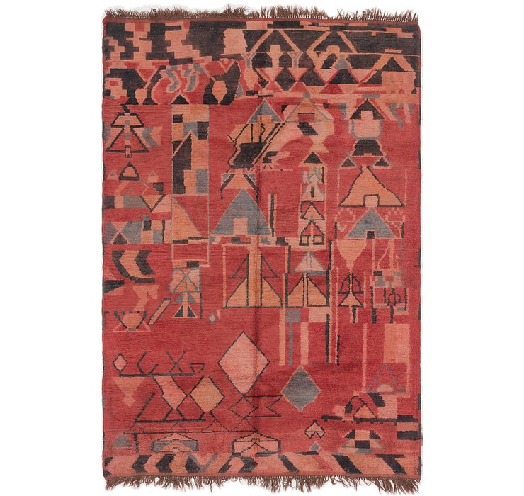 6' 4 x 9' 5 Moroccan Rug