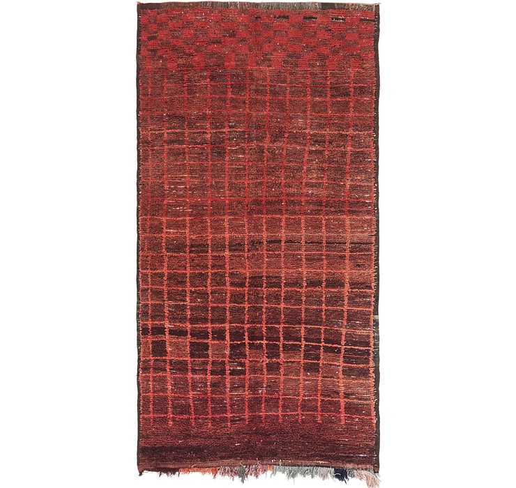 5' 7 x 10' 6 Moroccan Runner Rug
