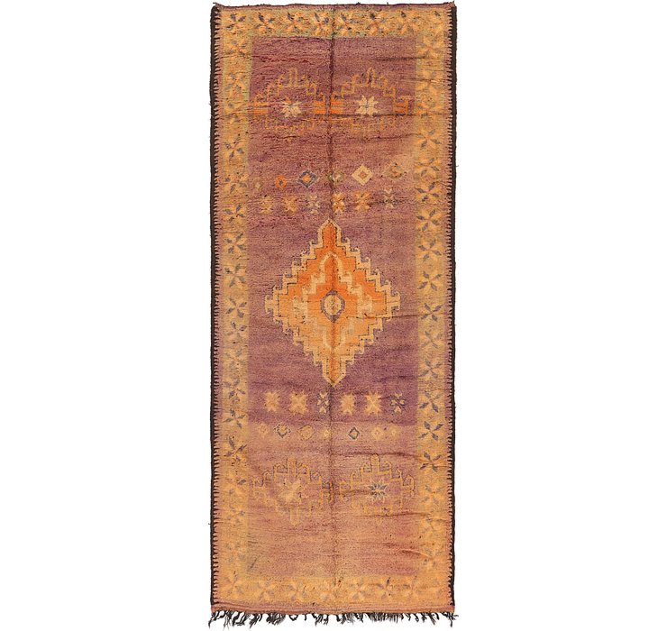 6' x 14' 4 Moroccan Runner Rug