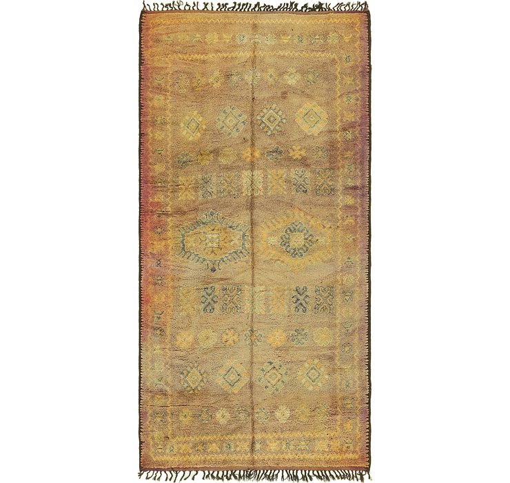 6' 4 x 13' 2 Moroccan Runner Rug