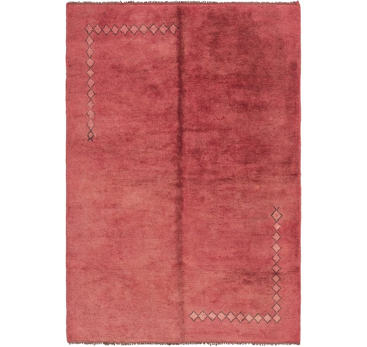 HandKnotted 6' 5 x 9' 2 Moroccan Rug