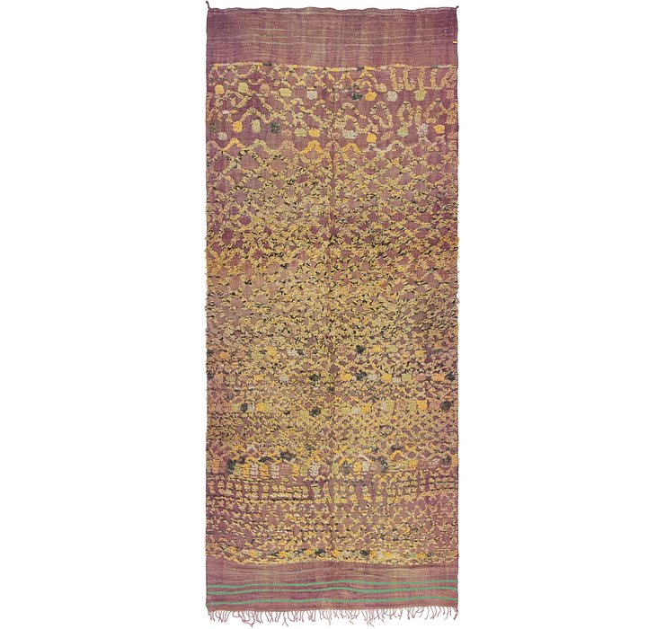 5' 10 x 13' 10 Moroccan Runner Rug