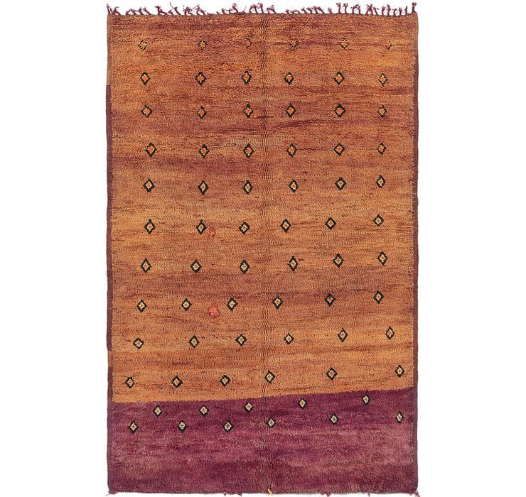 6' x 9' 2 Moroccan Rug
