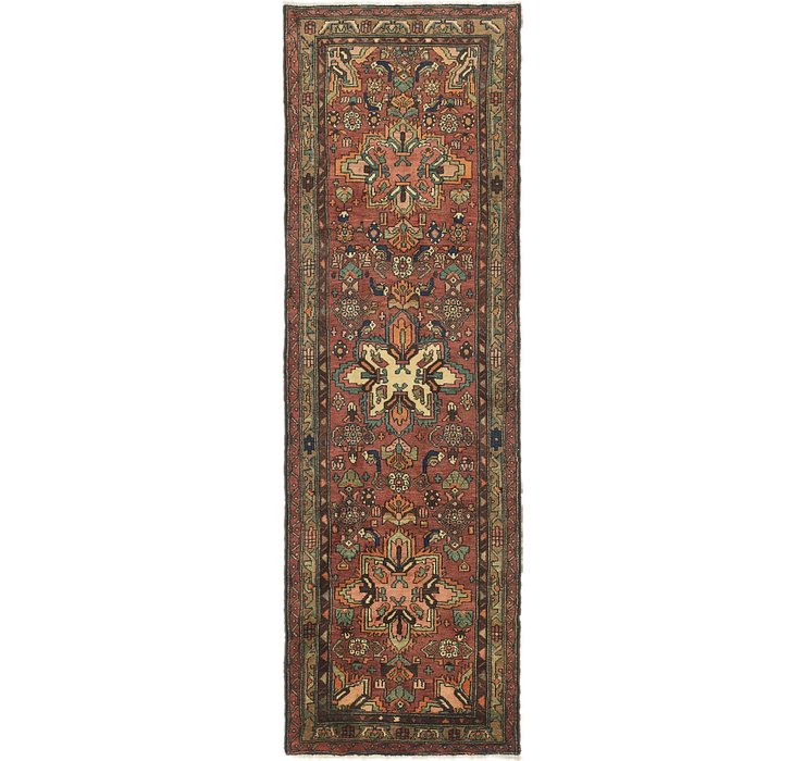 3' 2 x 10' 3 Hamedan Persian Runner ...