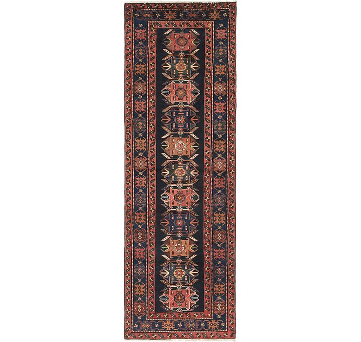 3' 6 x 10' 7 Hamedan Persian Runner ...