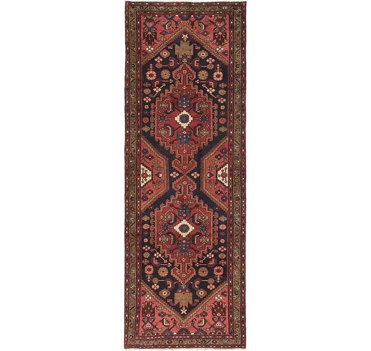 3' 7 x 10' Hamedan Persian Runner ...