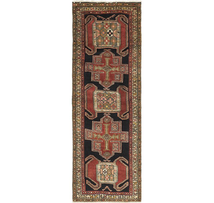 3' 4 x 9' 3 Gholtogh Persian Runner...