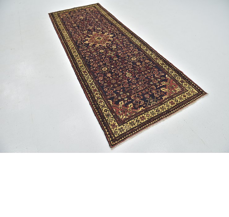 3' 8 x 9' 10 Hossainabad Persian Run...