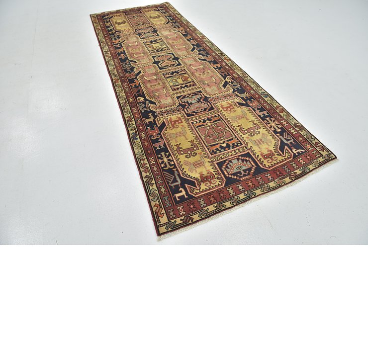3' 10 x 10' 4 Ardabil Persian Runner ...