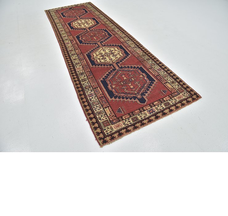 3' 9 x 11' 3 Ardabil Persian Runner ...