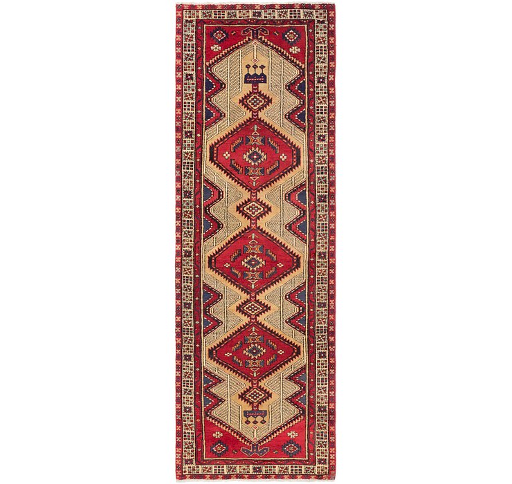 3' 3 x 10' Meshkin Persian Runner ...