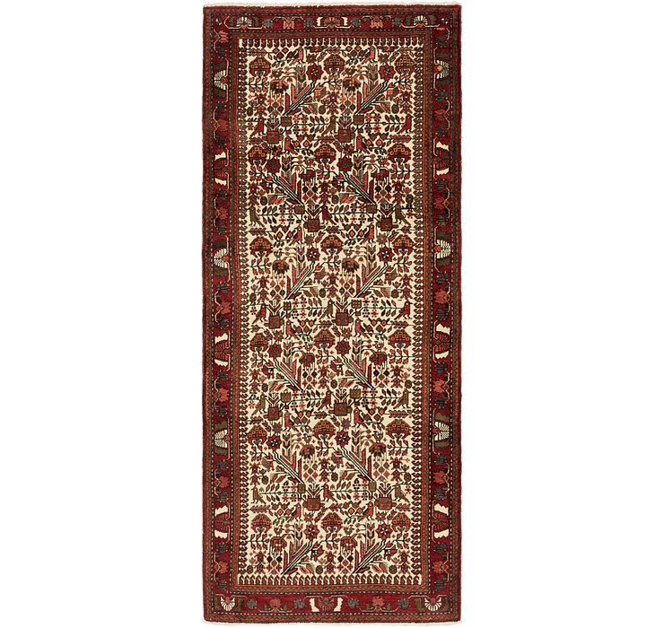 3' 9 x 9' 5 Roodbar Persian Runner ...
