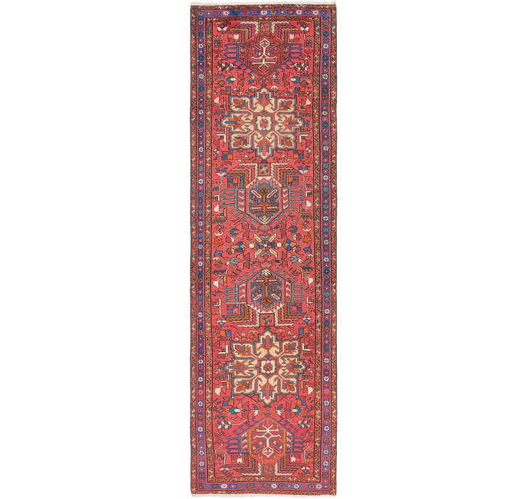 3' 7 x 12' 7 Gharajeh Persian Runner...