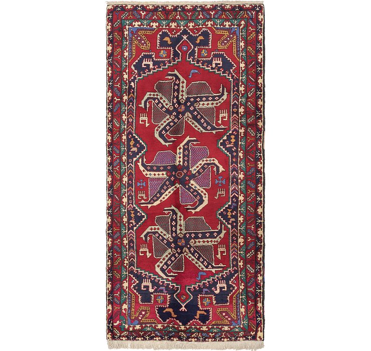 5' x 11' Hamedan Persian Runner ...