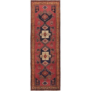 4' 4 x 13' Meshkin Persian Runner ...