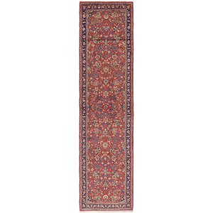 3' x 13' 3 Kashan Persian Runner Rug