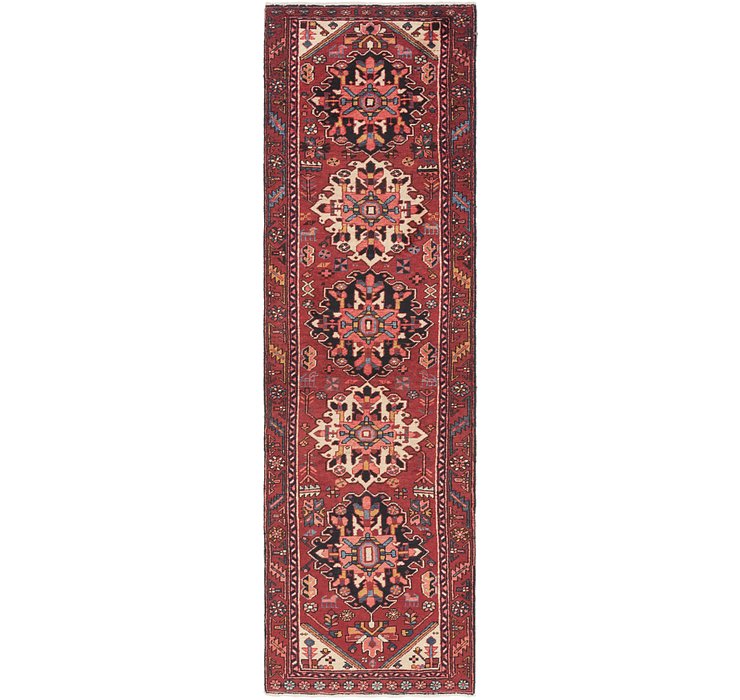 3' x 10' 3 Gharajeh Persian Runner...