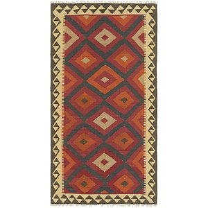 Unique Loom 3' 5 x 6' 10 Kilim Maymana Rug
