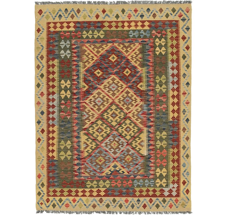 5' 2 x 6' 8 Kilim Maymana Rug