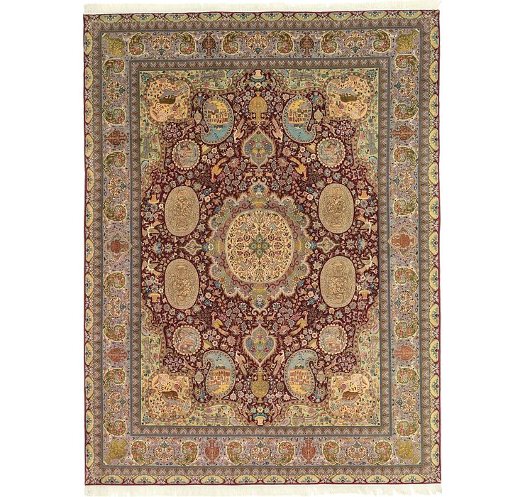 9' 9 x 13' Tabriz Persian Rug