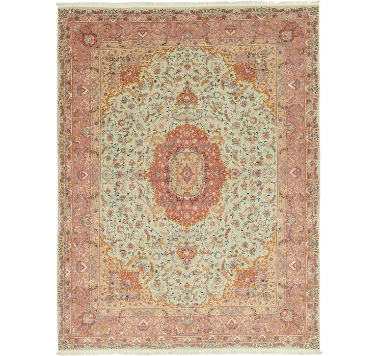 9' 10 x 13' Tabriz Persian Rug