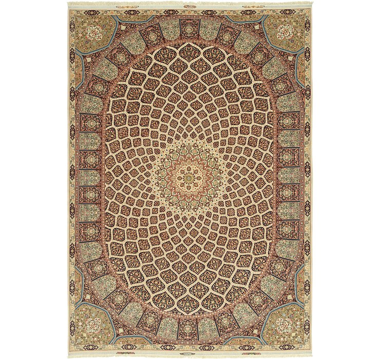 11' 3 x 16' 3 Tabriz Persian Rug