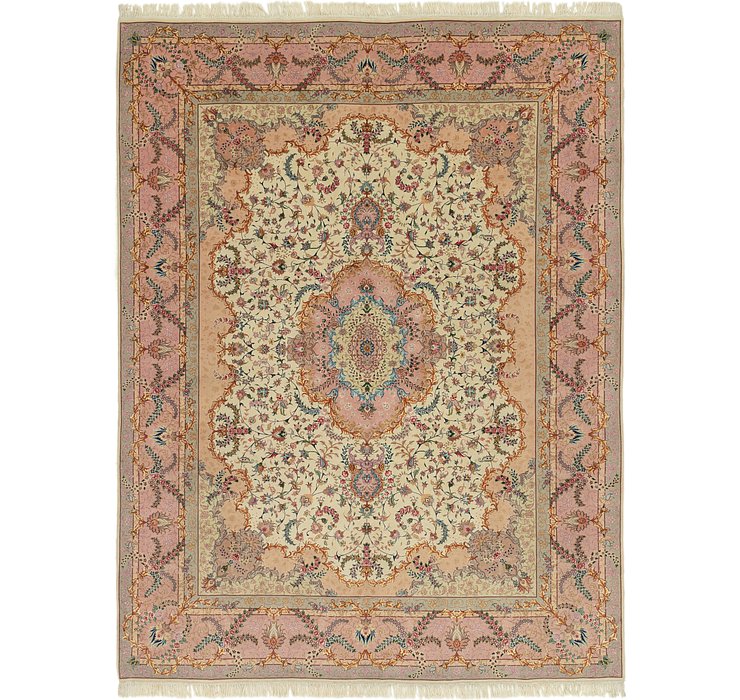 HandKnotted 9' 10 x 13' Tabriz Persian Rug