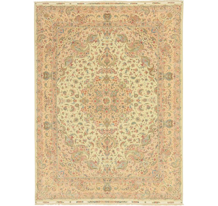 9' 10 x 13' 5 Tabriz Persian Rug