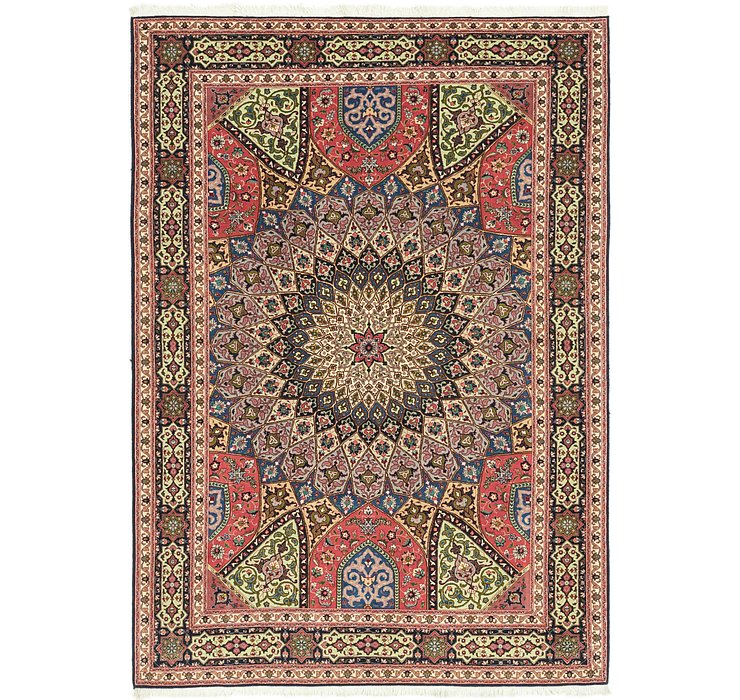 5' 5 x 8' Tabriz Persian Rug