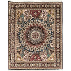 HandKnotted 6' 8 x 8' 5 Tabriz Persian Square Rug