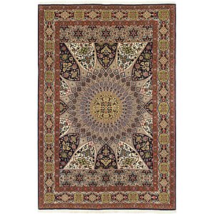 6' 8 x 10' 1 Tabriz Persian Rug