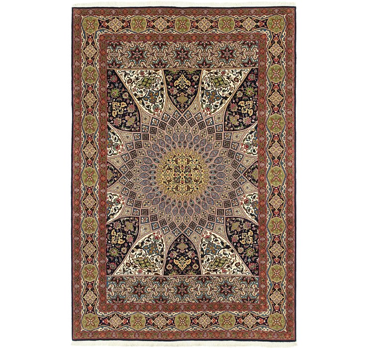 6' 8 x 10' 1 Tabriz Persian Rug