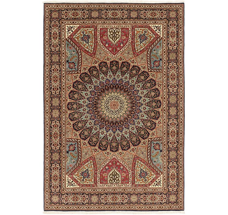 6' 8 x 10' 1 Tabriz Persian Rug